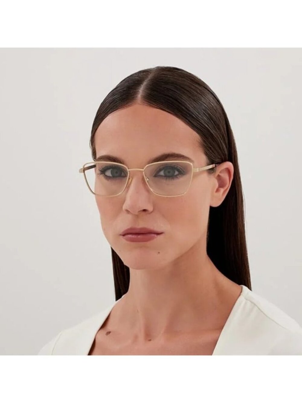 NEW GUCCI EYEGLASSES GG1880O 002 GOLD WOMEN GUCCI EYEWEAR - Picture 2 of 10